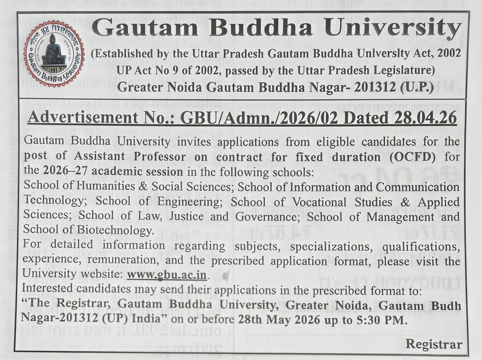 Job Notification
