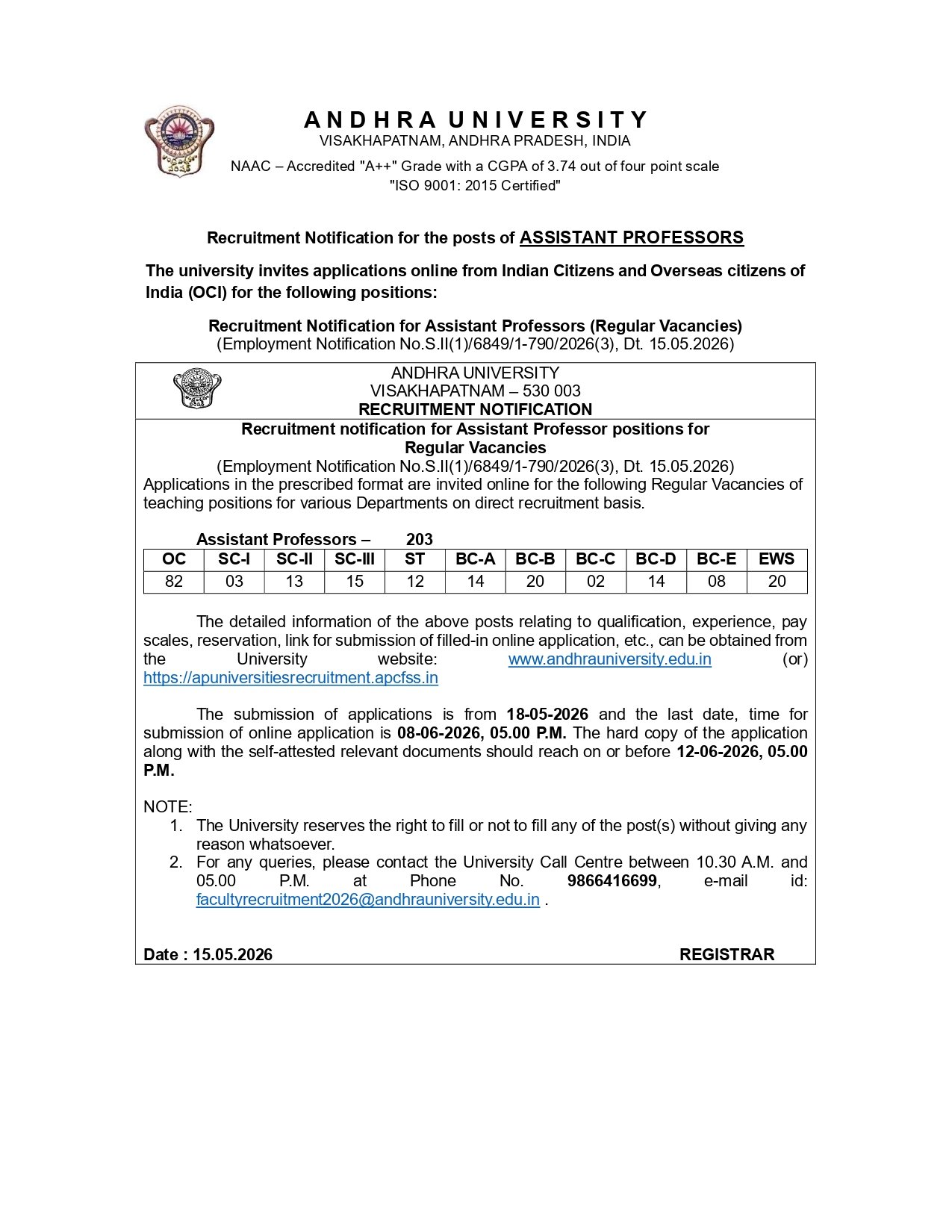 Job Notification