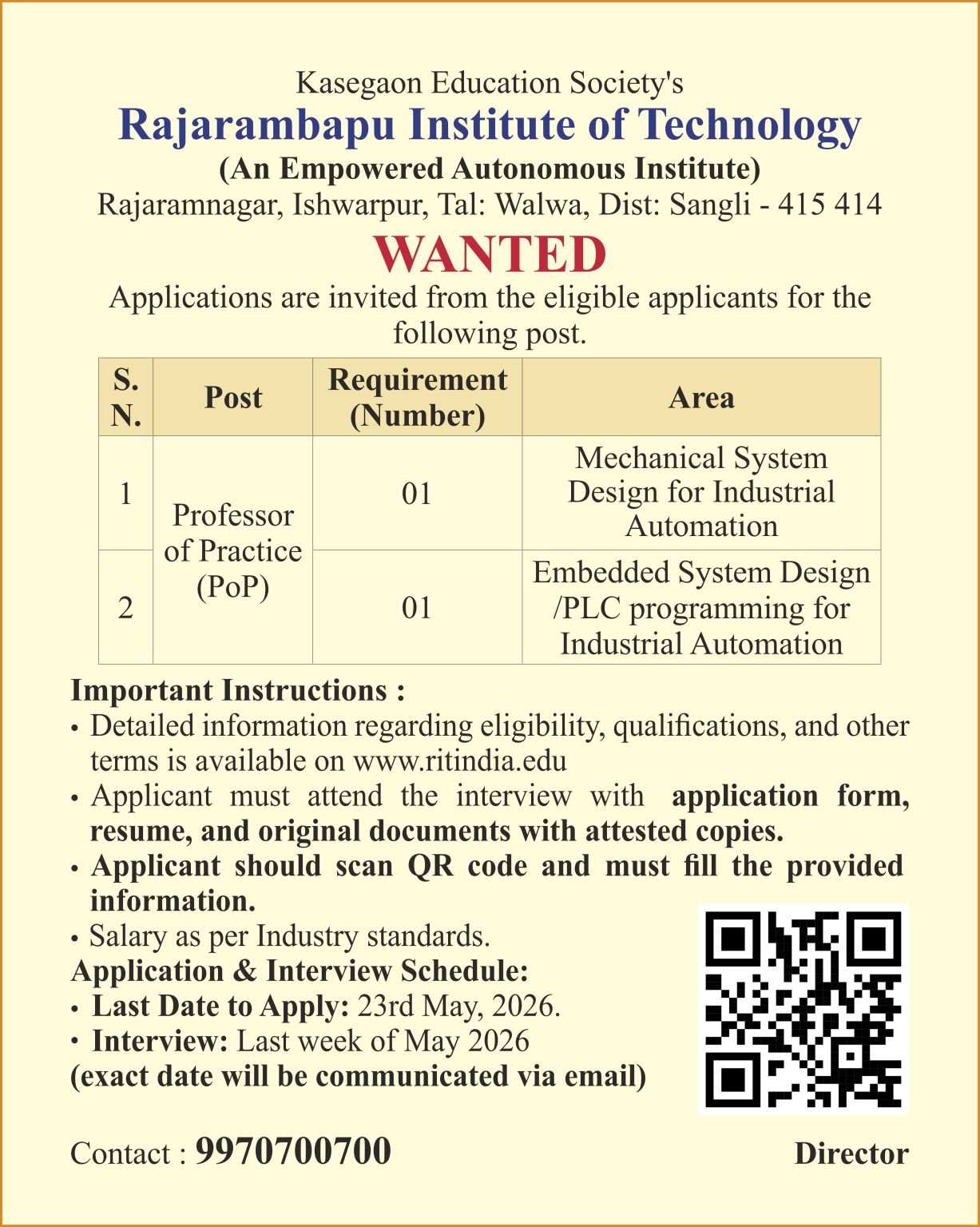 Job Notification