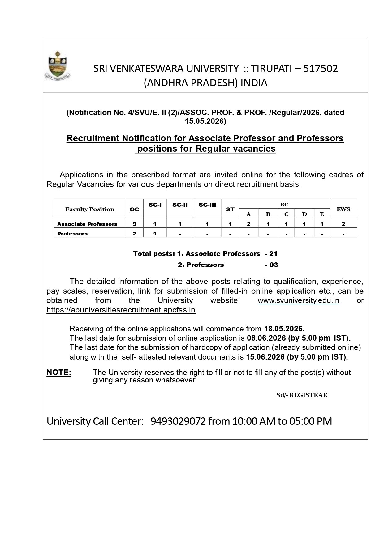 Job Notification