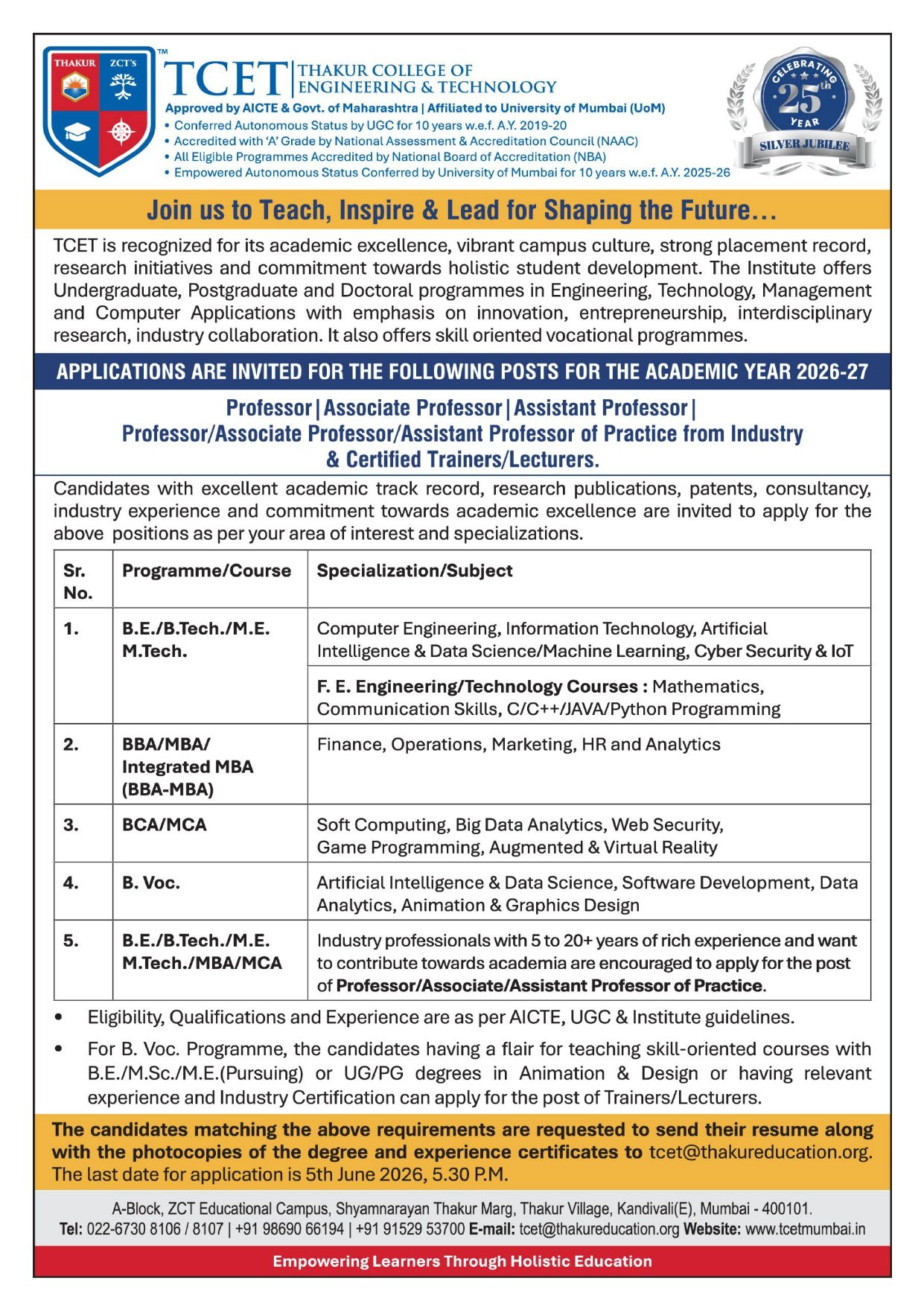 Job Notification