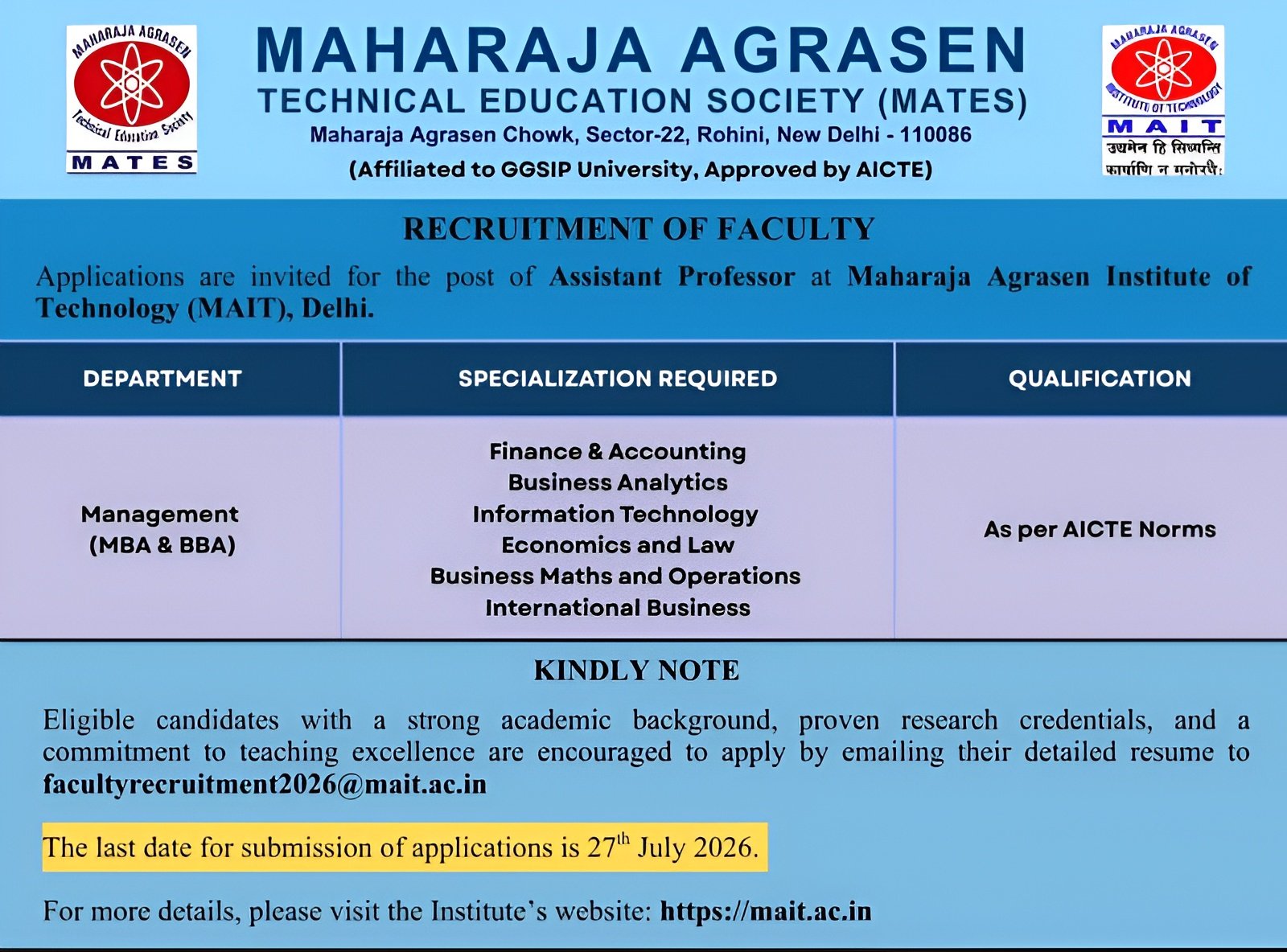 Job Notification