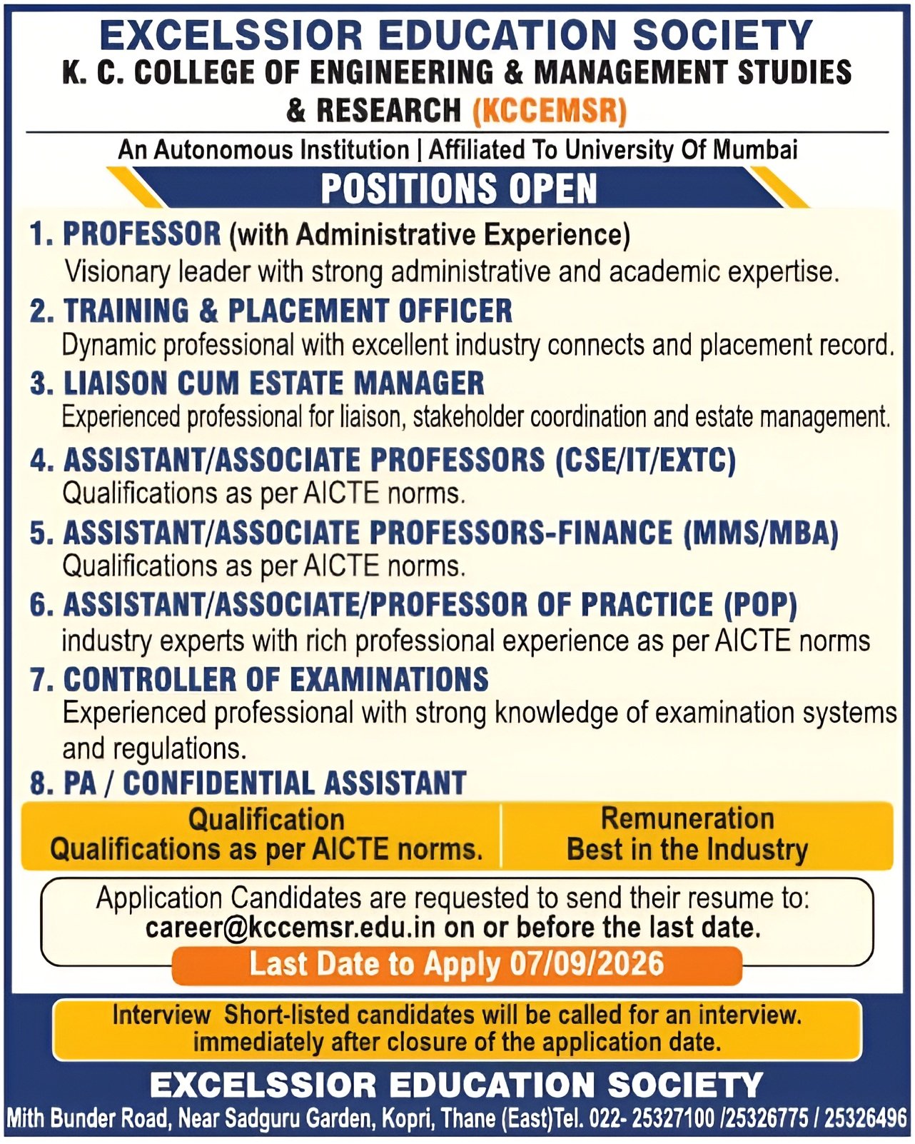 Job Notification
