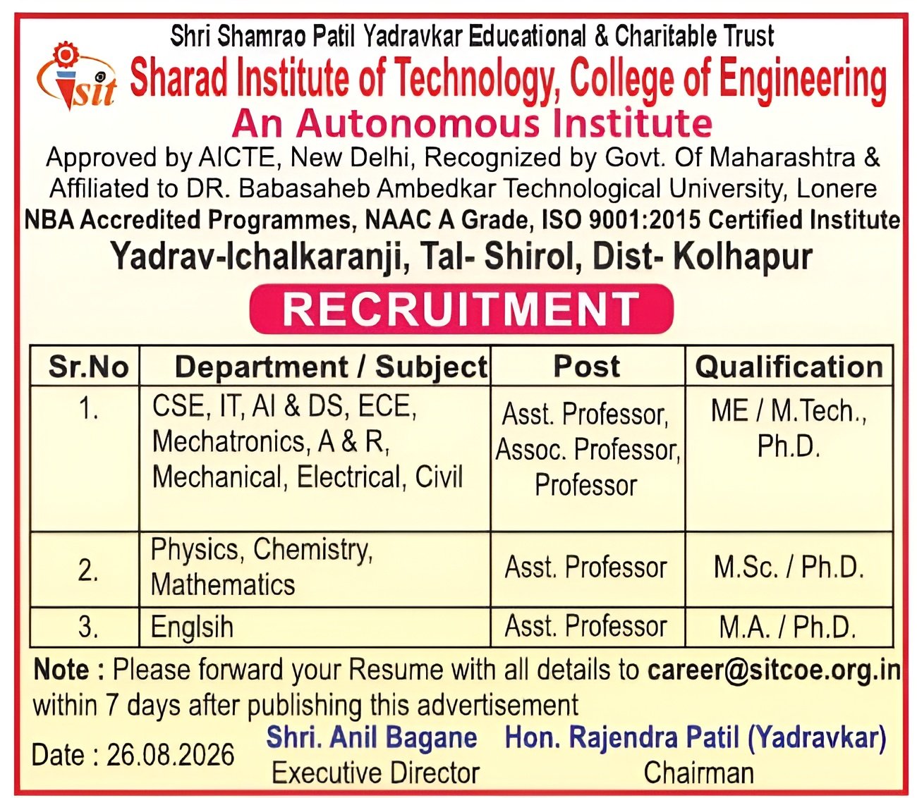 Job Notification