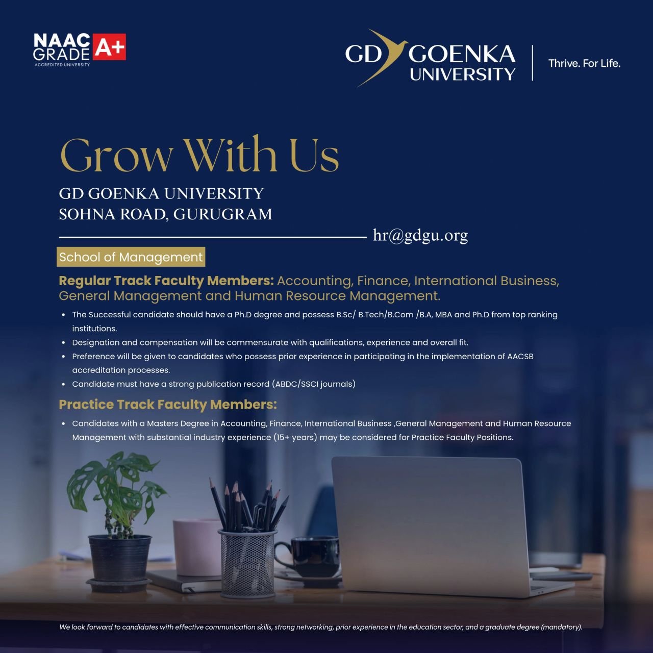 GD Goenka University, Gurugram Faculty Recruitment 2026 at School of ...